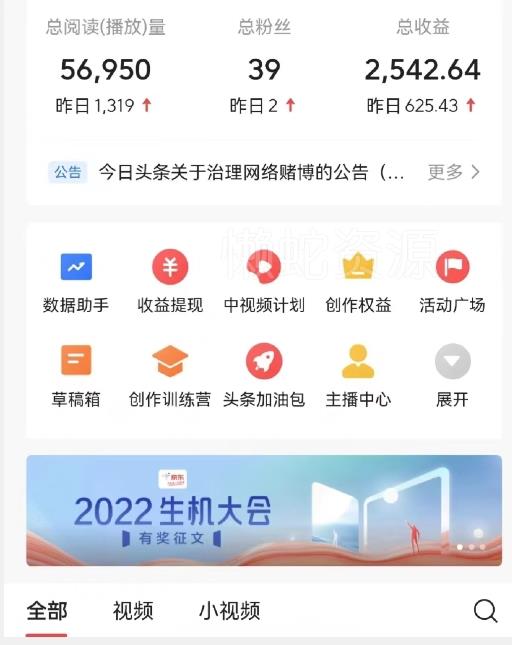 全新蓝海,西瓜视频流量掘金项目,简单上手适合0基础小白,暴力玩法日入500+【揭秘】