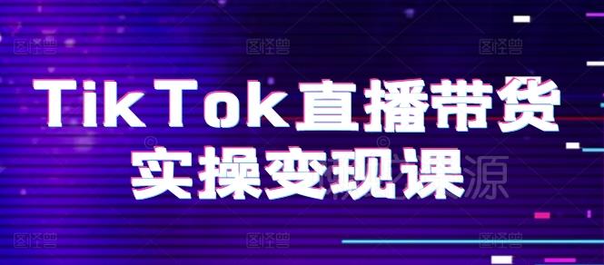 TikTok直播带货实操变现课:系统起号、科学复盘、变现链路、直播配置、小店操作流程、团队搭建等。