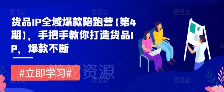 货品IP全域爆款陪跑营【第4期】，手把手教你打造货品IP，爆款不断