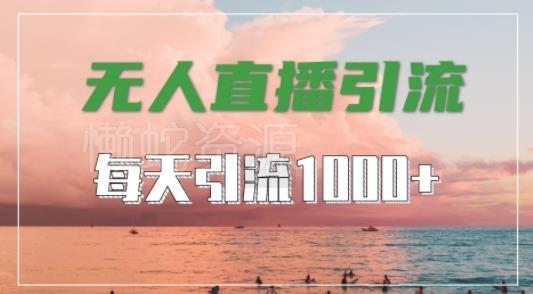 抖音快手视频号全平台通用,无人直播引流法,超暴力引流1000+高质量精准创业粉【揭秘】
