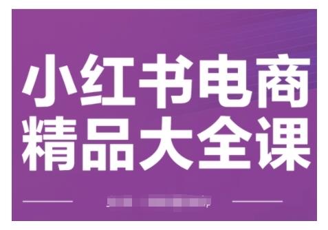 小红书电商精品大全课,快速掌握小红书运营技巧,实现精准引流与爆单目标,轻松玩转小红书电商