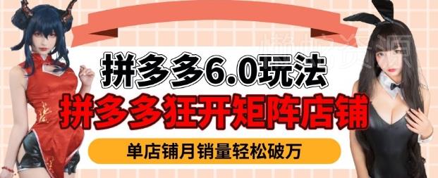 拼多多虚拟商品暴利6.0玩法，轻松实现月入过W