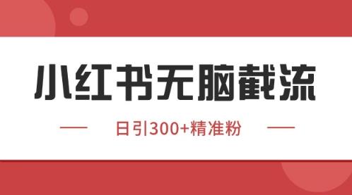 小红书只要你有同行就能获客,独家野路子获客玩法,暴力截流【揭秘】