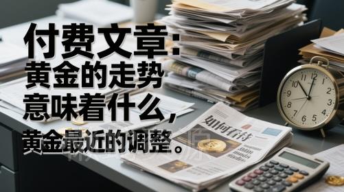 付费文章:黄金的走势意味着什么,如何看待黄金最近的调整