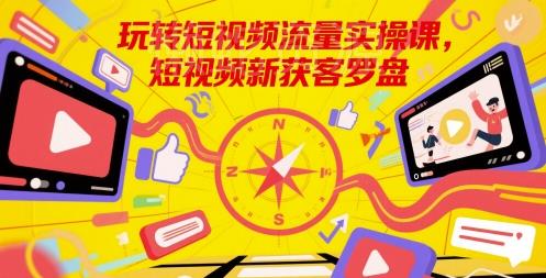 玩转短视频流量实操课,短视频新获客罗盘