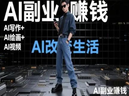 AI改变生活(Ai写作+AI绘画+Ai视频),AI副业挣钱