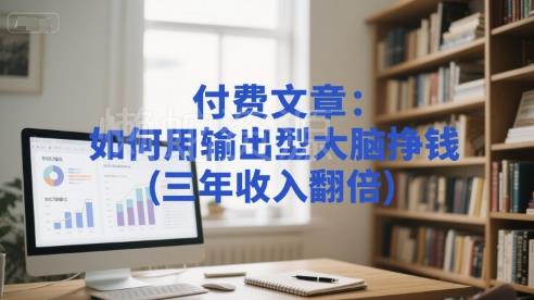 付费文章:如何用输出型大脑挣钱(三年收入翻倍)