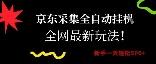 京东采集全自动挂G项目,全网最新玩法新手一天轻松5张【揭秘】