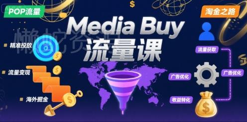 Media Buy之POP流量课,带你开启海外Media Buy淘金之路