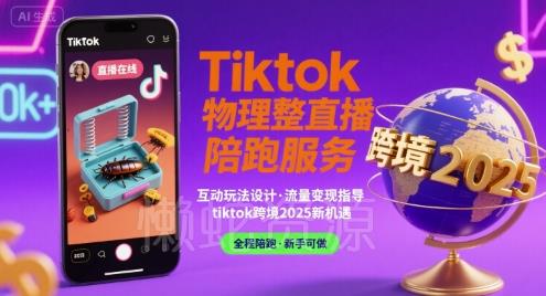 Tiktok物理整蛊直播陪跑服务-tiktok跨境2025