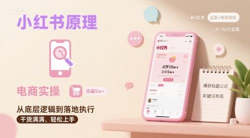 小红书原理以及详细实操流程,小红书电商教程