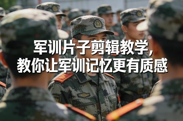 军训片子剪辑教学,教你让军训记忆更有质感
