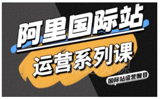 阿里国际站运营系列课，涵盖精准引流、直通车与全站推实战SOP，搭配AI效率工具包与高阶增长玩法（更新）