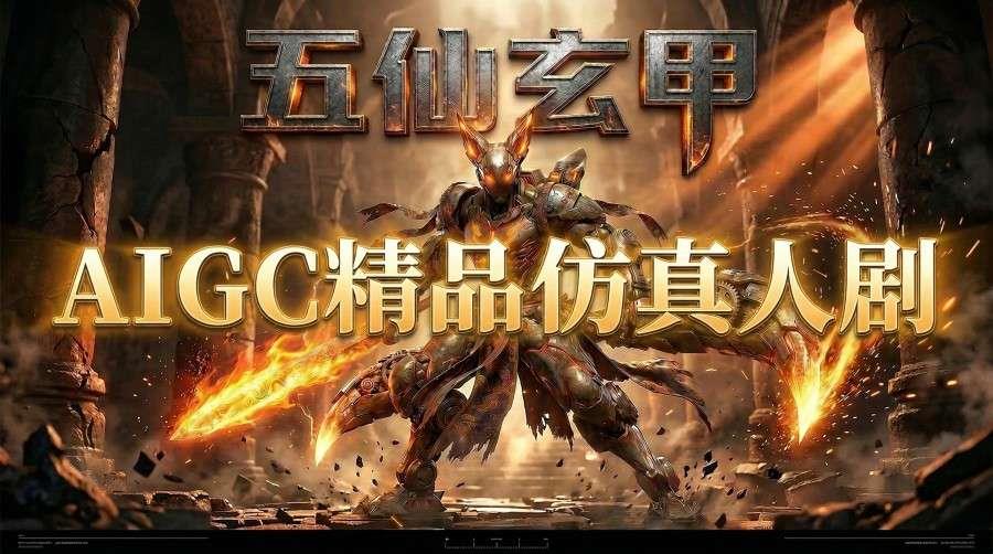 图片[1]-零基础学AIGC五仙机甲风仿真人短剧 保姆级实操全流程教学