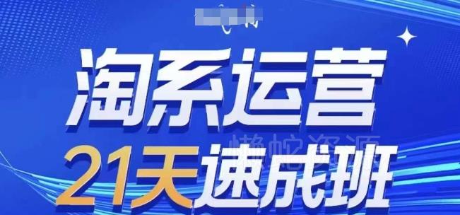 淘系运营21天速成班(更新24年8月),0基础轻松搞定淘系运营,不做假把式