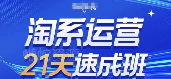 淘系运营21天速成班(更新25年11月),0基础轻松搞定淘系运营,不做假把式