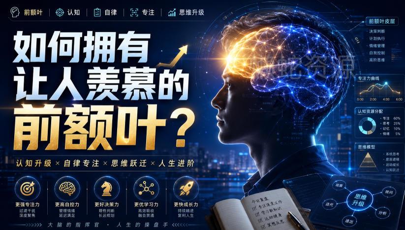 付费文：如何拥有让人羡慕的前额叶？