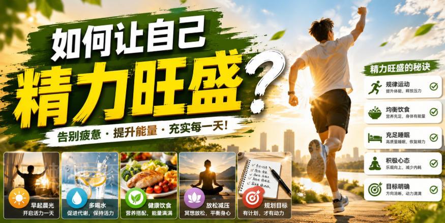 付费文章：如何让自己精力旺盛？