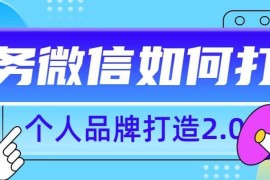 个人品牌打造2.0实操指南 个人微信号如何打造更具商业价值？