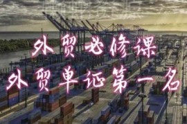 外贸单证全流程实操教程 报关退税物流业务必备学习资料