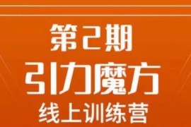 南掌柜引力魔方拉流量运营班 7天掌握引力魔方实操投放技巧