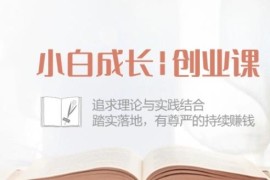 42节小白创业成长课 理论实践结合助力普通人踏实持续赚钱