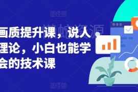 零基础短视频画质提升实操课 无冗余理论新手也能轻松掌握