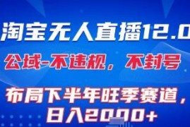 2025合规淘宝无人直播实操玩法 零成本布局旺季赛道增收攻略