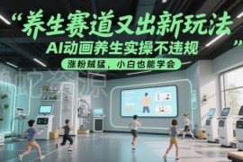 AI动画养生赛道新玩法 合规易上手小白可实操快速涨粉