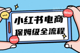 2023年11月小红书电商最新玩法 新手零门槛三天出单实操指南