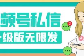 2024最新视频号防封私信升级版引流教程 附配套操作脚本