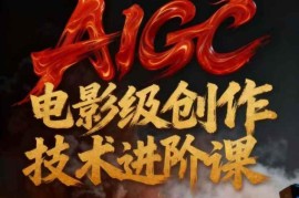 AIGC电影级创作进阶课 影视全流程技术应用实操指南