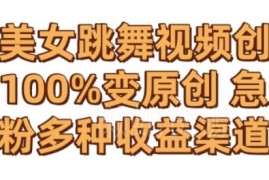 AI美女跳舞视频零成本创作教程 快速涨粉多渠道变现玩法解析