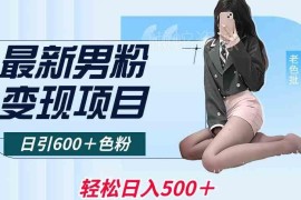 全平台通用男粉变现项目攻略 新手可操作单日引流600+收益稳