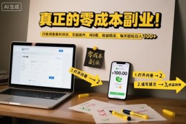 正规零成本问卷调查副业操作方法 无门槛可稳定日入百元