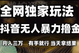 2025抖音无人直播撸音浪项目 低门槛可复制当天即可获收益
