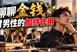 金钱对男性有哪些加持作用 公众号付费文章核心内容整理