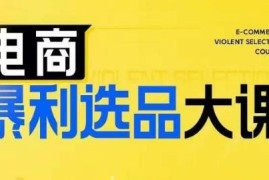 电商选品系统课程 3大核心选品思维助力商家实现利润突破