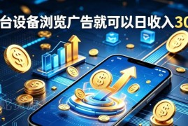 副业频繁踩坑总换项目 零经验AI广告挂机实操方法介绍