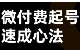 抖音视频号微付费起号速成课 直播运营全流程实操教学