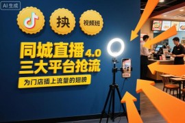 同城直播实操班4.0教程 三大平台门店引流运营全流程解析