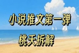 小说推文项目操作全流程详解 0粉低门槛新手友好入门教程