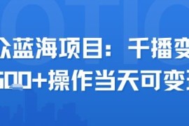 视频号图文小众蓝海项目 新手操作当日可变现单场收益超2500
