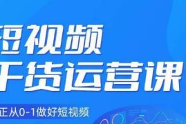 小龙社长短视频运营干货课 零基础从0到1做账号完整教程