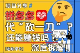 2025拼多多代砍助力项目深度拆解 盈利可行性及全流程玩法解析