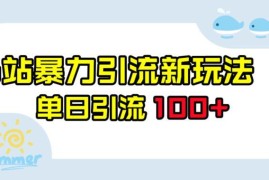 B站低成本引流新玩法拆解 单日引流100+实操全教程