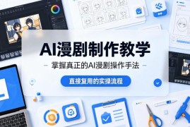 AI漫剧制作实操教程 零基础可复用的从创意到成片全流程