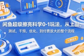 闲鱼超级擦亮0-1全流程玩法 从选品到付费放大实操指南