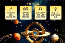 李欣频闭关写作与IP体系定位课 打造个人专属人生IP体系