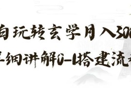 小红书玄学引流掘金项目0-1搭建教程 小白上手月入三万实操解析